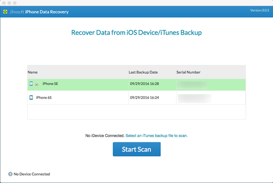 jihosoft iphone data recovery for mac serial