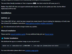 Jikan REST Screenshot 1