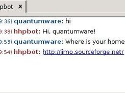 Chatting with hhpbot