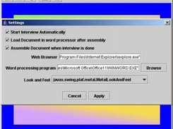 Application Settings