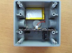 Sensor board in housing