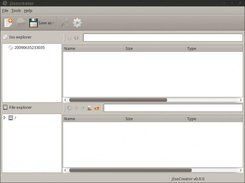JIsoCreator main window in Linux (Ubuntu GNU/Linux)