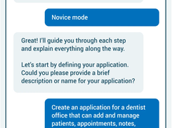 Build, manage and modify apps in natural language  with AI.