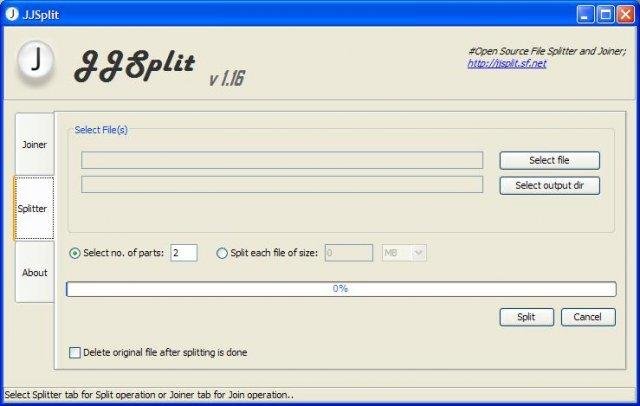 Jjsplit Download Sourceforge Net