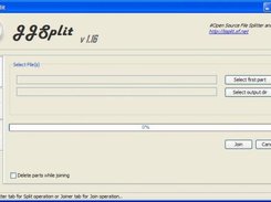 Jjsplit Download Sourceforge Net - main window showing joiner tab
