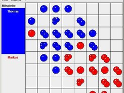 Showing a jKex game with two players