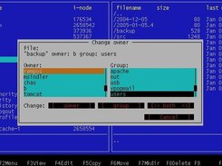 chown dialog (demonstration of widgets use)