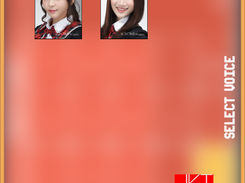 Member's voice lists. In this version, only 3 packs available, Default, Veranda, and Melody. More voice in the works~