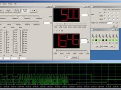 decimal counter TTL 74393 controlled by a DDS