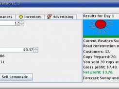 Prep for sale tab and results.