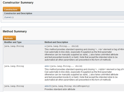 Constructor/methods