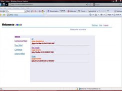 Inbox of JMail