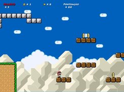 Mario at the third level of the game.