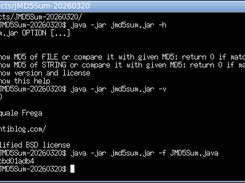 It works also from command-line.