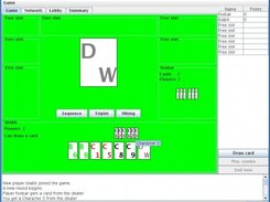 Main window of a running game