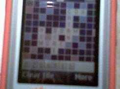 Playing Scrabble on a Sony Ericsson W550