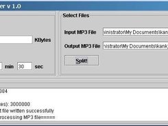 MP3 File Splitter