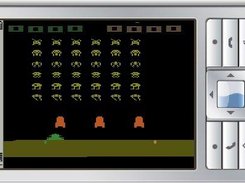 Space invaders in landscape mode