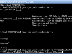 It works also from command-line.