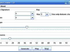 MusicCreator main screen
