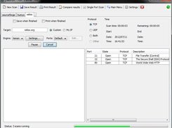 jNetPort Port Scanner Tool II