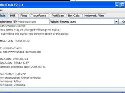 WhoIs  NetTools