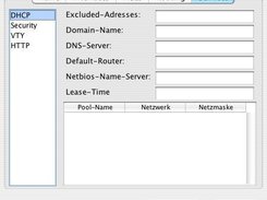Configuration Window (Mac OS X)