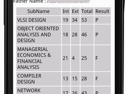 jntuh results  Screenshot 3
