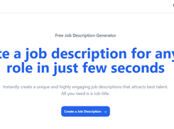 Job Description Generator Screenshot 1