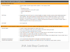 Job Hazard Analytics Screenshot 1