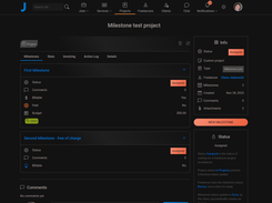Milestone job project management