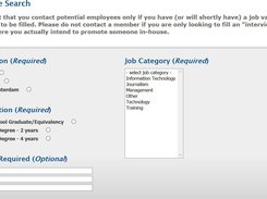 Employer Search Interface