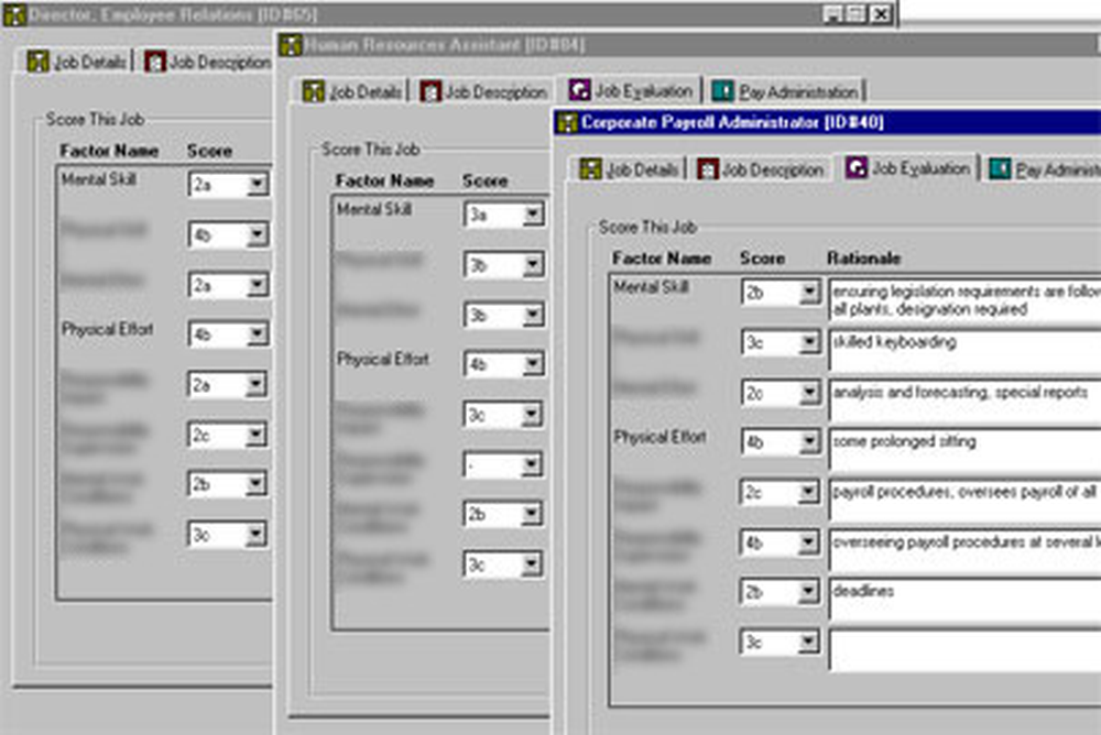 Jobchart System Screenshot 1