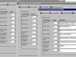 Jobchart System Screenshot 1