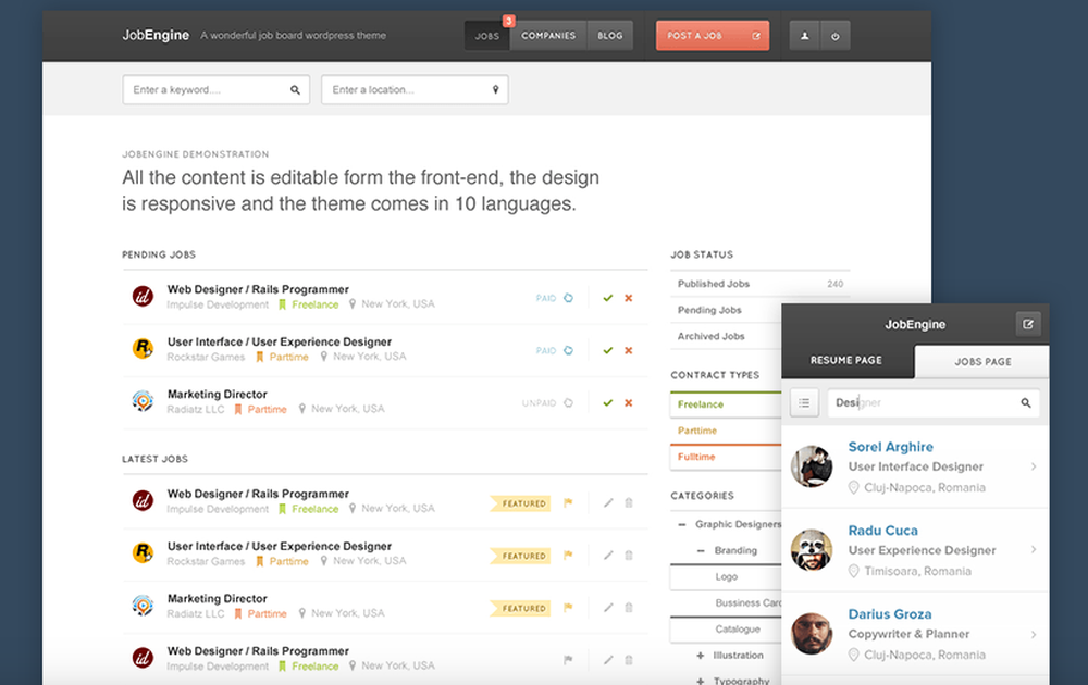 JobEngine Screenshot 1