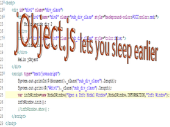 jObject'js lets you sleep earlier