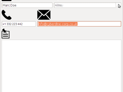 Ubuntu:: Edit contact dialog