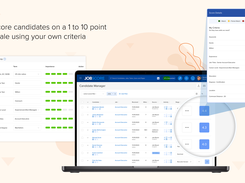 Score candidates on a 1 to 10 point scale using your own criteria