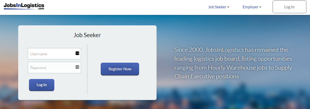 JobsInLogistics.com Screenshot 1