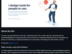 joelglovier.com Screenshot 1