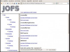 JOFSWebApp file properties visualization (first part)