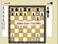 Screenshot of a game of chess