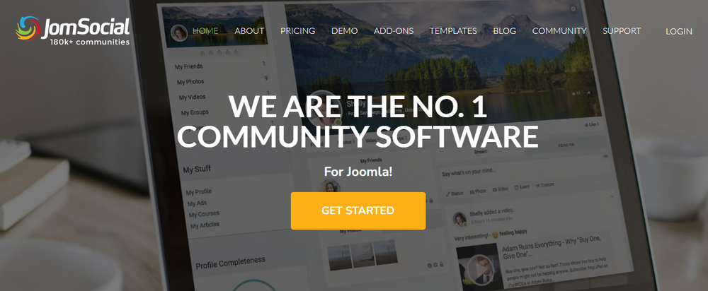 JomSocial Screenshot 1