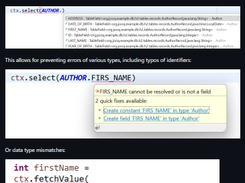 jOOQ Screenshot 2
