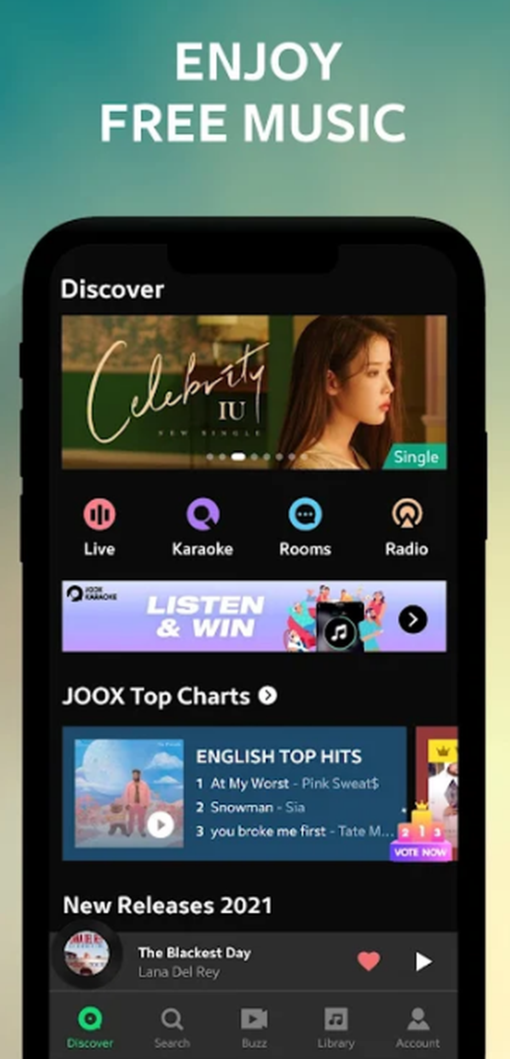 JOOX Screenshot 1