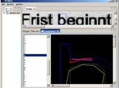Comparator view - showing how the letter b is compared