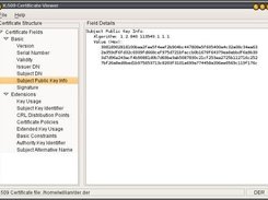 X.509 Certificate Viewer with GTK Look And Feel