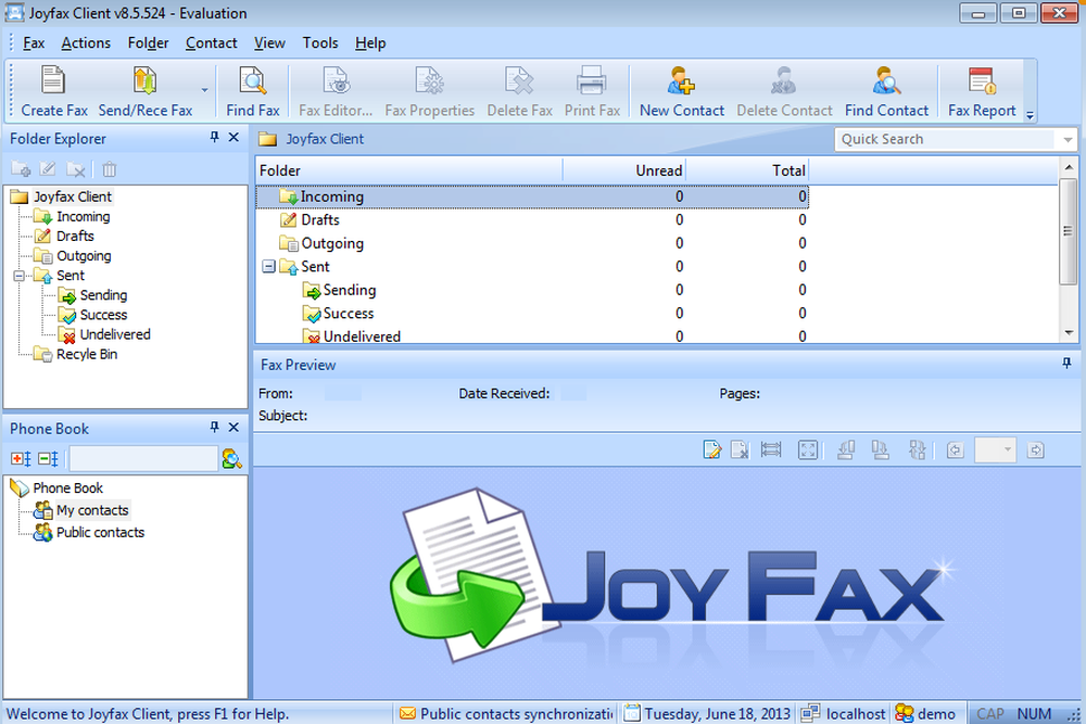 Joy Fax Server Screenshot 1