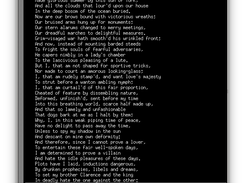 Typical linear text