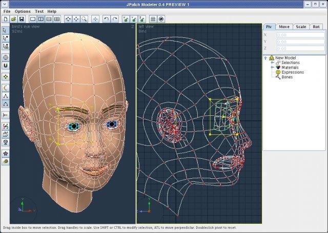 Modeler main window